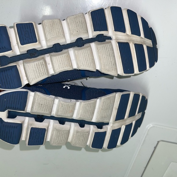 ON Women’s Cloud Navy Blue Sneakers Size 8.5 GUC - Picture 6 of 7